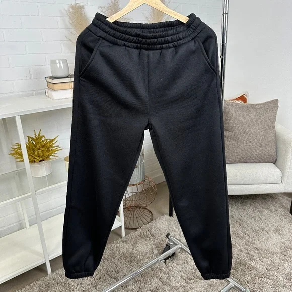 Cropped Pullover Sweat pants SETN | Black - Picture 5 of 5